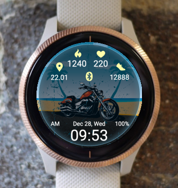 Garmin Watch Face - On The Road