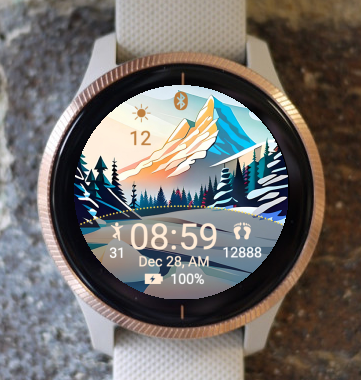 Garmin Watch Face - Winter Nature A2