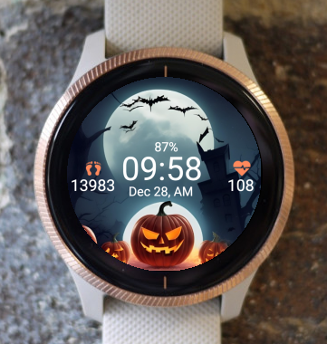 Garmin Watch Face - Halloween S05