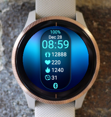 Garmin Watch Face - Gradient G4