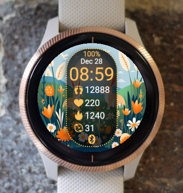 Garmin Watch Face - Spring S18