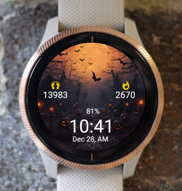 Garmin Watch Face - Halloween S04