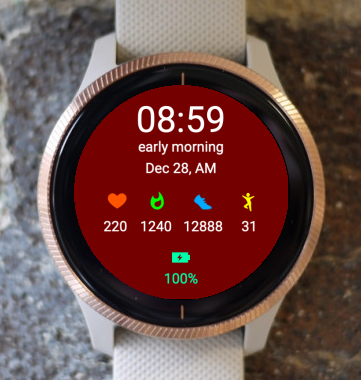 Garmin Watch Face - Simple Active