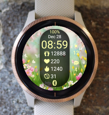 Garmin Watch Face - Spring S14