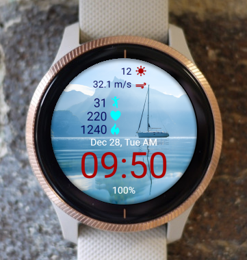 Garmin Watch Face - Sailboat 04