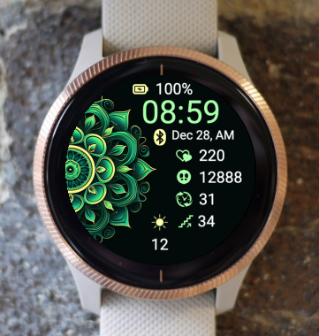 Garmin Watch Face - Mandala M16