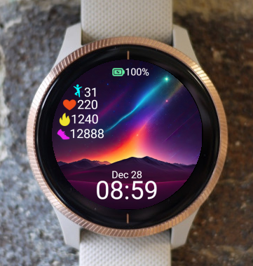 Garmin Watch Face - Galaxy