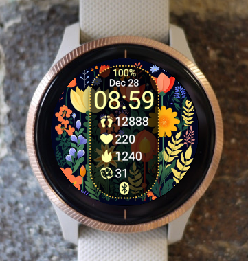 Garmin Watch Face - Spring S17