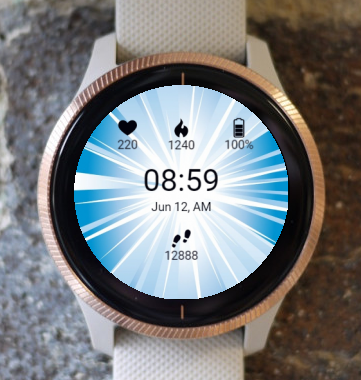 Garmin Watch Face - Cold Light