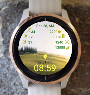 Garmin Watch Face - Light In Flow