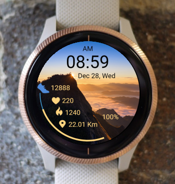 Garmin Watch Face - Mountain 03