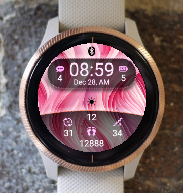 Garmin Watch Face - ECH Abstract A7