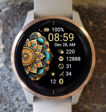 Garmin Watch Face - Mandala M31