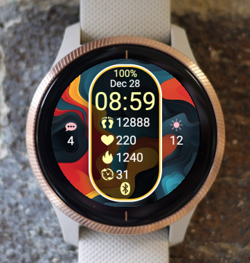 Garmin Watch Face - Abstract FC