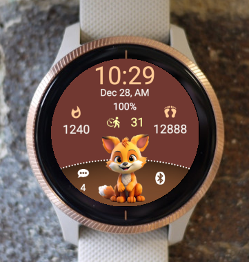 Garmin Venu 3 Watch Face - The Fox