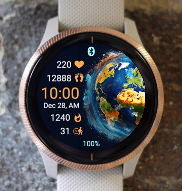 Garmin Watch Face - Planet X4