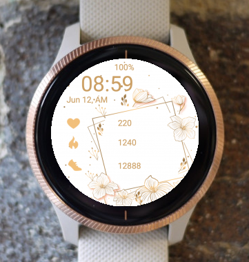 Garmin Watch Face - Gold Autumn