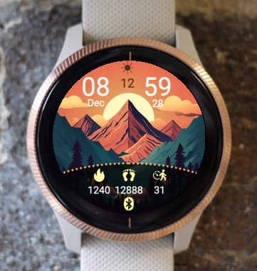 Garmin Watch Face - In THe Mountains A1