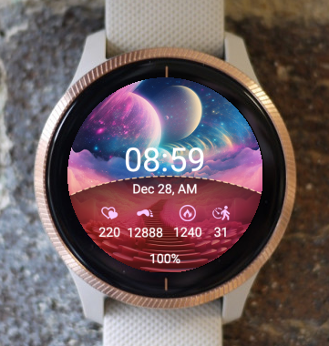 Garmin Watch Face - ECH Space S2