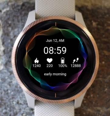 Garmin Watch Face - Dark Vibration