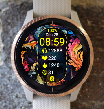 Garmin Watch Face - Abstract ME