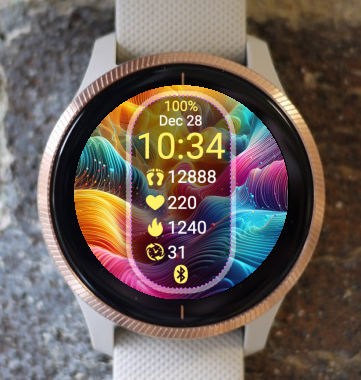 Garmin Watch Face - Abstract ML