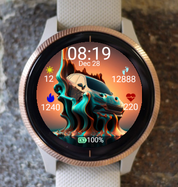 Garmin Watch Face - Motor