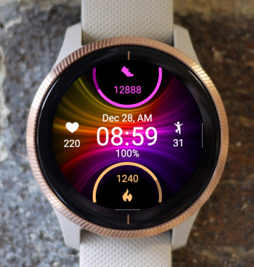 Garmin Watch Face - AWC Space Sound