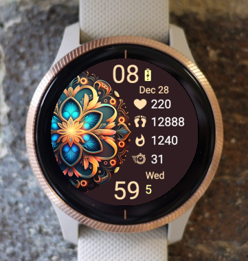 Garmin Watch Face - Mandala M5