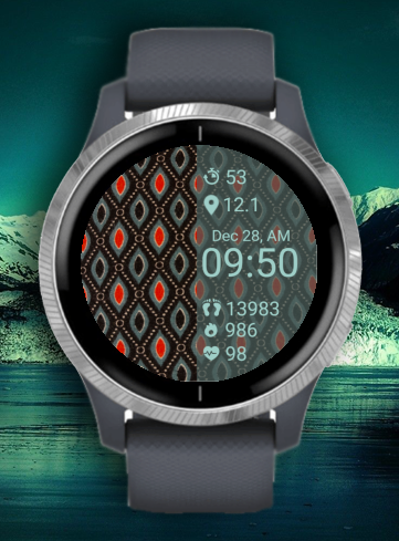 Denim Diamonds Red and Black