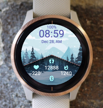 Garmin Watch Face - Winter W1