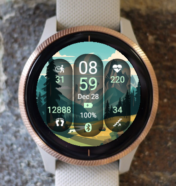 Garmin Watch Face - Nature E1