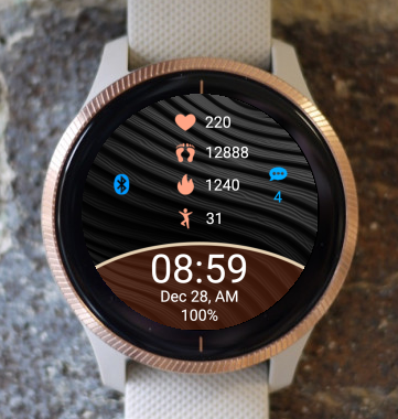 Garmin Watch Face - Abstract Life 020