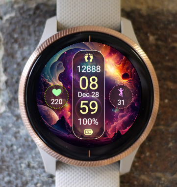 Garmin Watch Face - E-Space A2