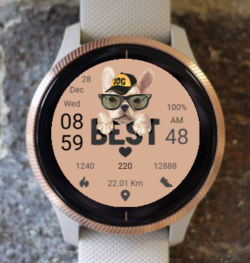 Garmin Watch Face - Dog 01