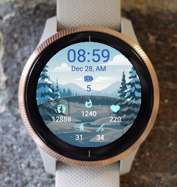 Garmin Watch Face - Winter Nature A1