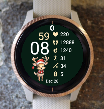 Garmin Watch Face - Christmas Time A4