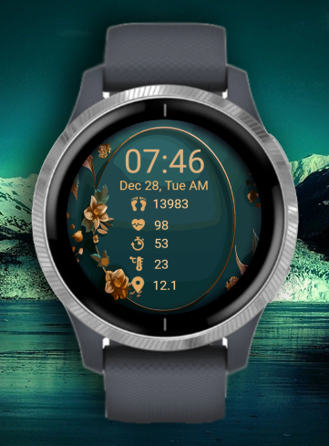Active Time - Gold Flowers - Autumn