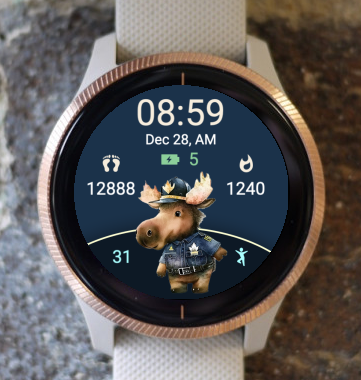 Garmin Watch Face - THe forest captain