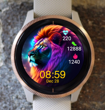 Garmin Watch Face - Lion