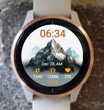 Garmin Watch Face - Mountains A16