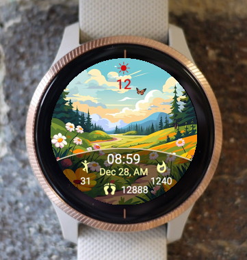 Garmin Watch Face - Nature A4