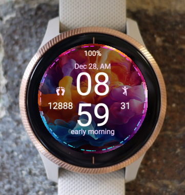 Garmin Venu 3 Watch Face - Abstract Life 027