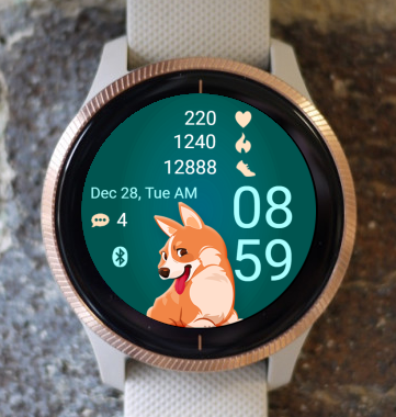 Garmin Watch Face - Dog 01