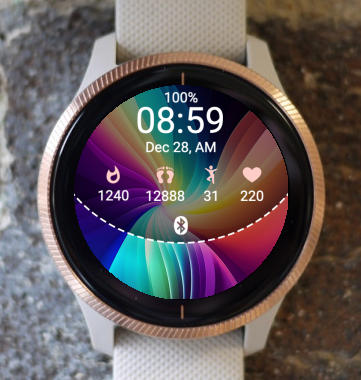 Garmin Watch Face - Color Space