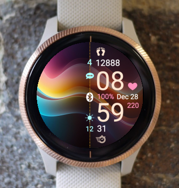 Garmin Watch Face - Garmin Waves