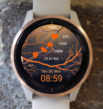 Garmin Watch Face - Branches