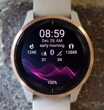 Garmin Watch Face - Pink P1