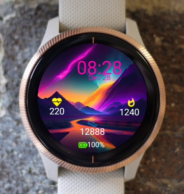 Garmin Watch Face - Rise