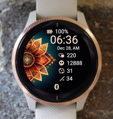 Garmin Watch Face - Mandala M15